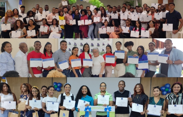 ISFODOSU reconoce a 129 graduandos meritorios de sus recintos en Santo Domingo y  San Pedro de Macorís