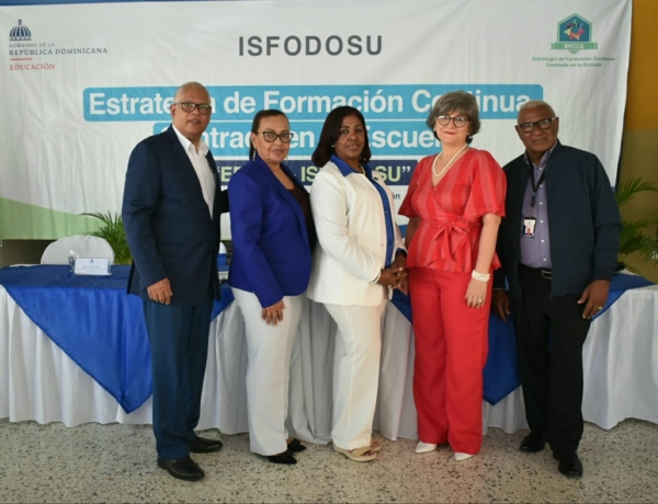 ISFODOSU presenta acciones de mejoras desarrolladas en centros educativos del Distrito 02-03 de Las Matas de Farfán