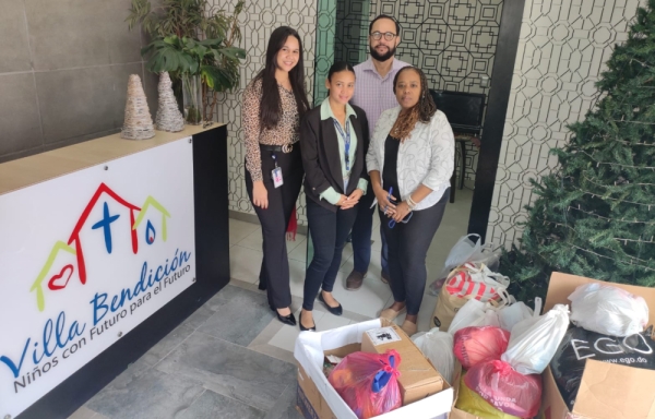 ISFODOSU realiza donación a la Fundación Hogar Villa Bendición
