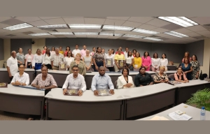 Centros educativos de San Pedro y  autoridades del recinto JVM de ISFODOSU comparten experiencias de Práctica Docente
