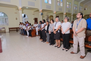 ISFODOSU y el IEESL realizan misa de primer mes en memoria de la joven Pedimercy Mejía Sabad