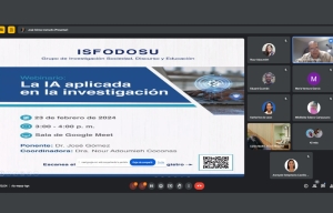 Realizan webinario de la Inteligencia Artificial aplicada en la investigación